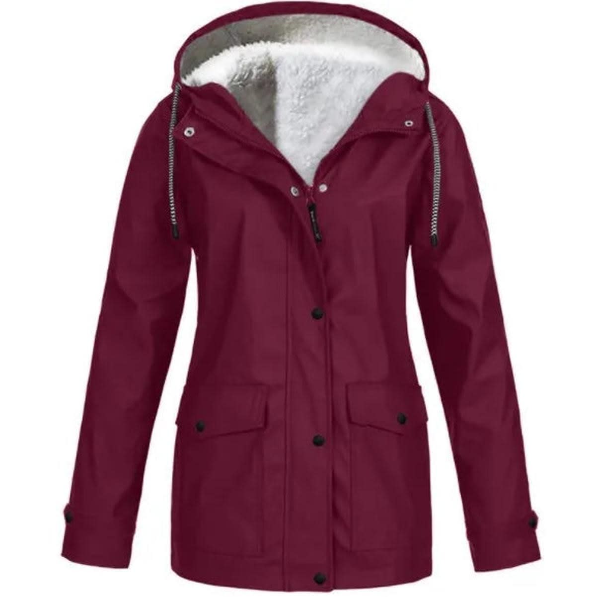Women's Windproof Fleece-Lined Jacket | Eirlys_10