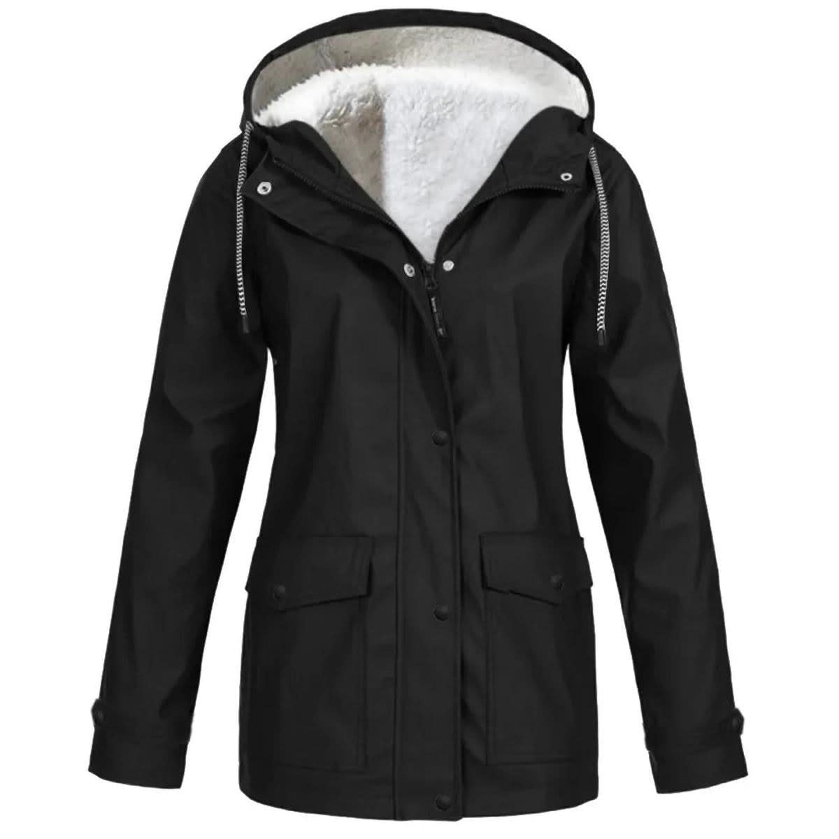 Women's Windproof Fleece-Lined Jacket | Eirlys_3