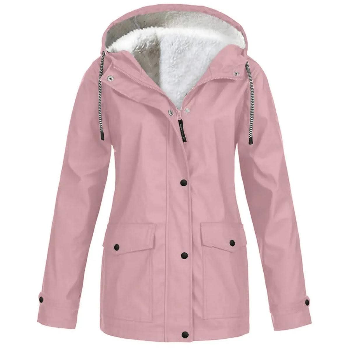 Women's Windproof Fleece-Lined Jacket | Eirlys_7