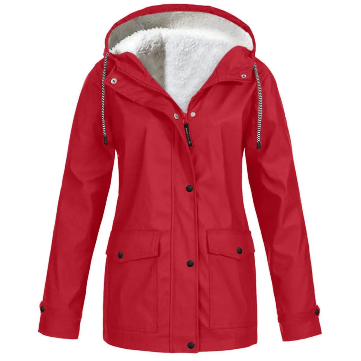Women's Windproof Fleece-Lined Jacket | Eirlys_8