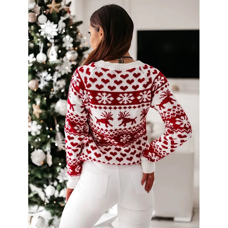 Women's Fair Isle Christmas Jumper | Kerra_4