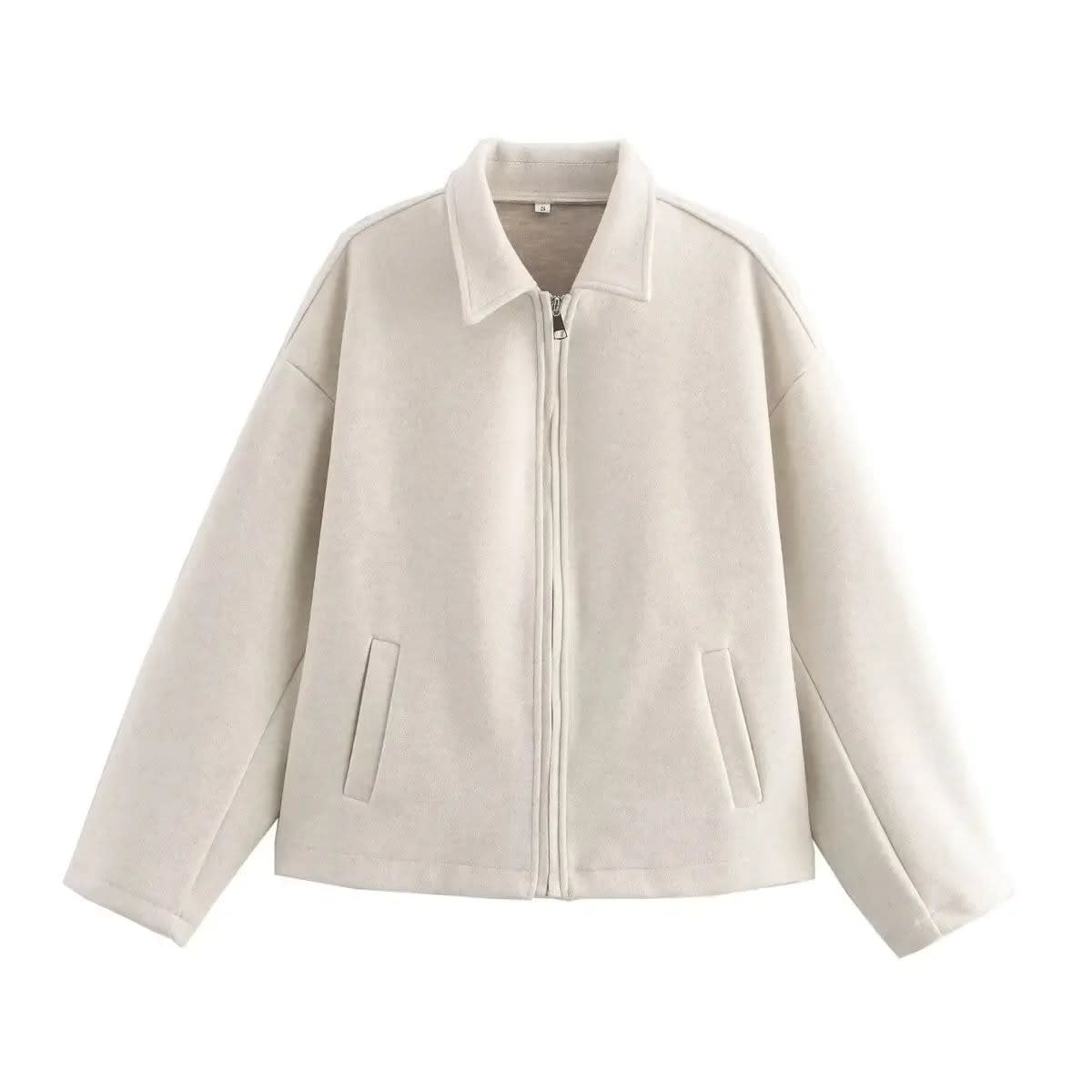 Women's Wool Blend Cropped Jacket | Sian_8